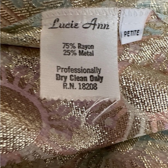 VTG LUCIE ANN Beverly Hills Gold Brocade Kaftan Amazing!!!! - Picture 5 of 7